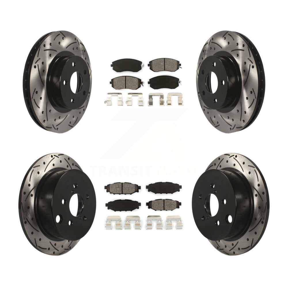 Transit Auto KDS-100246 Disc Brake Kit for 2012-2016 Subaru Impreza - Front and Rear