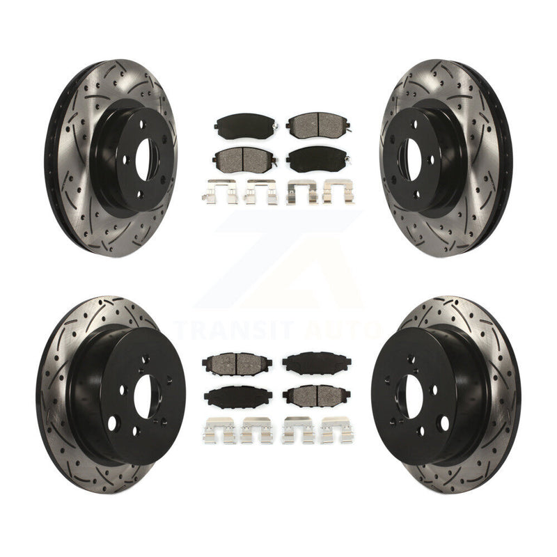Transit Auto KDS-100246 Disc Brake Kit for 2012-2016 Subaru Impreza - Front and Rear