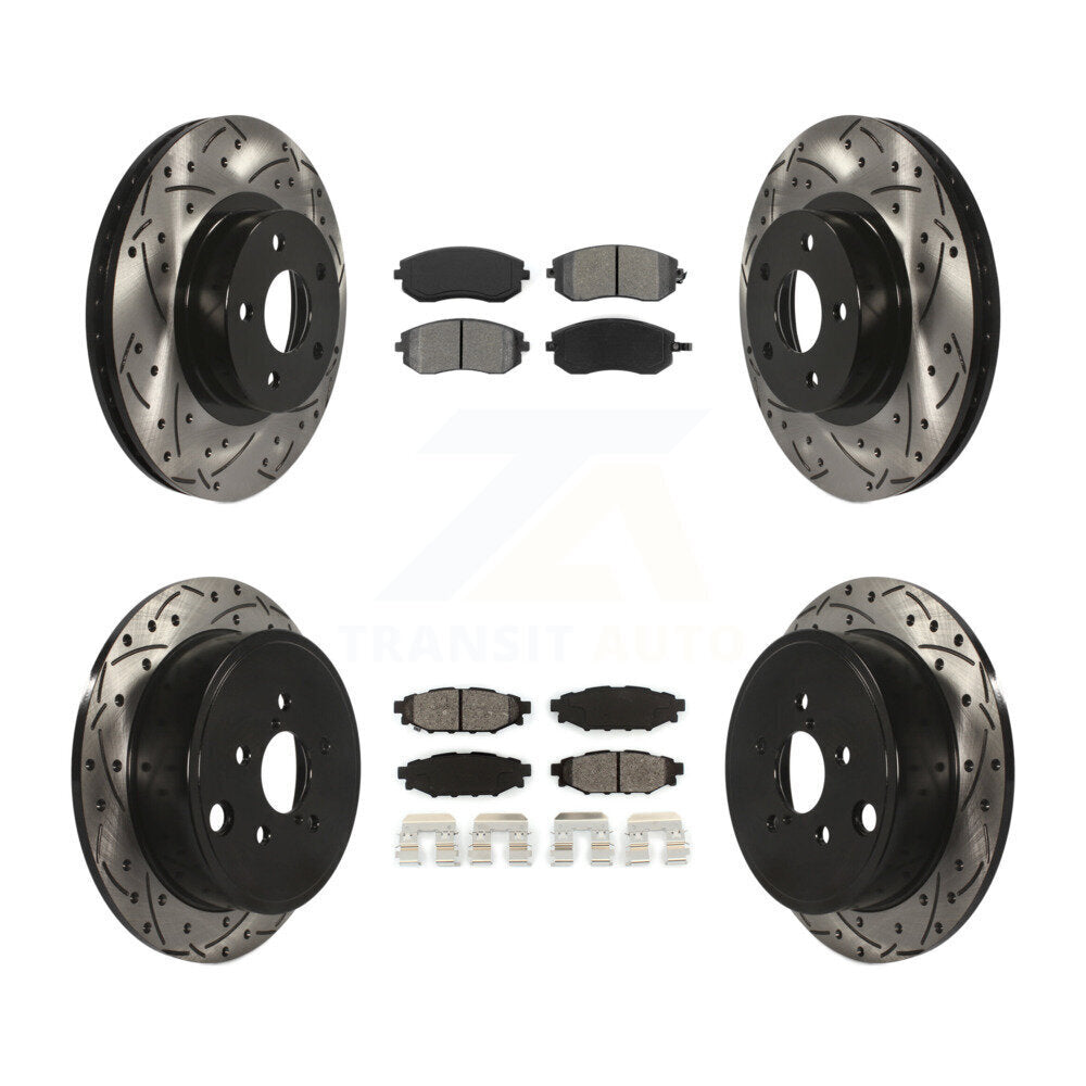 Transit Auto KDS-100247 Disc Brake Kit for 2008-2010 Subaru Impreza - Front and Rear