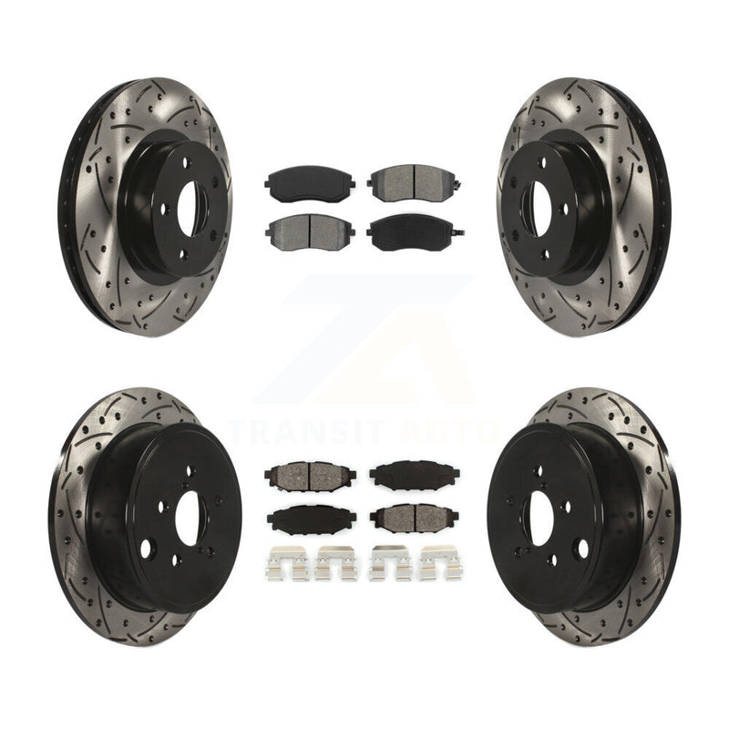 Transit Auto KDS-100247 Disc Brake Kit for 2008-2010 Subaru Impreza - Front and Rear