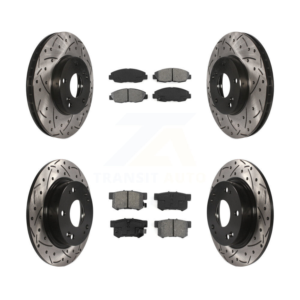 Transit Auto KDS-100248 Disc Brake Kit for 2014-2015 Honda Civic - Front and Rear