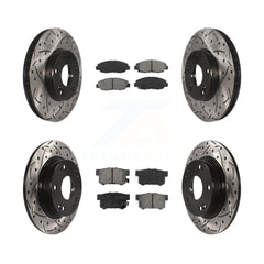 Transit Auto KDS-100248 Disc Brake Kit for 2014-2015 Honda Civic - Front and Rear