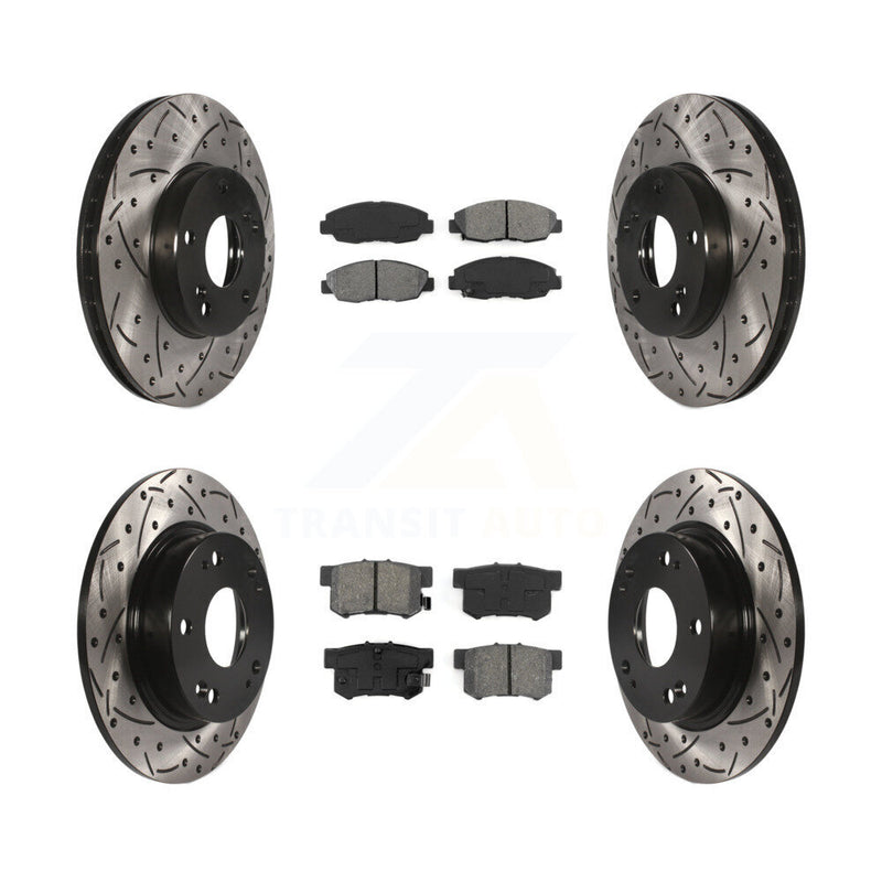 Transit Auto KDS-100248 Disc Brake Kit for 2014-2015 Honda Civic - Front and Rear