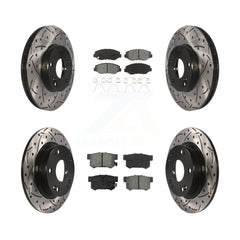 Transit Auto KDS-100250 Disc Brake Kit for 2013-2015 Honda Civic, Acura ILX - Front and Rear