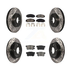 Transit Auto KDS-100253 Disc Brake Kit for 2006-2011 Acura CSX - Front and Rear