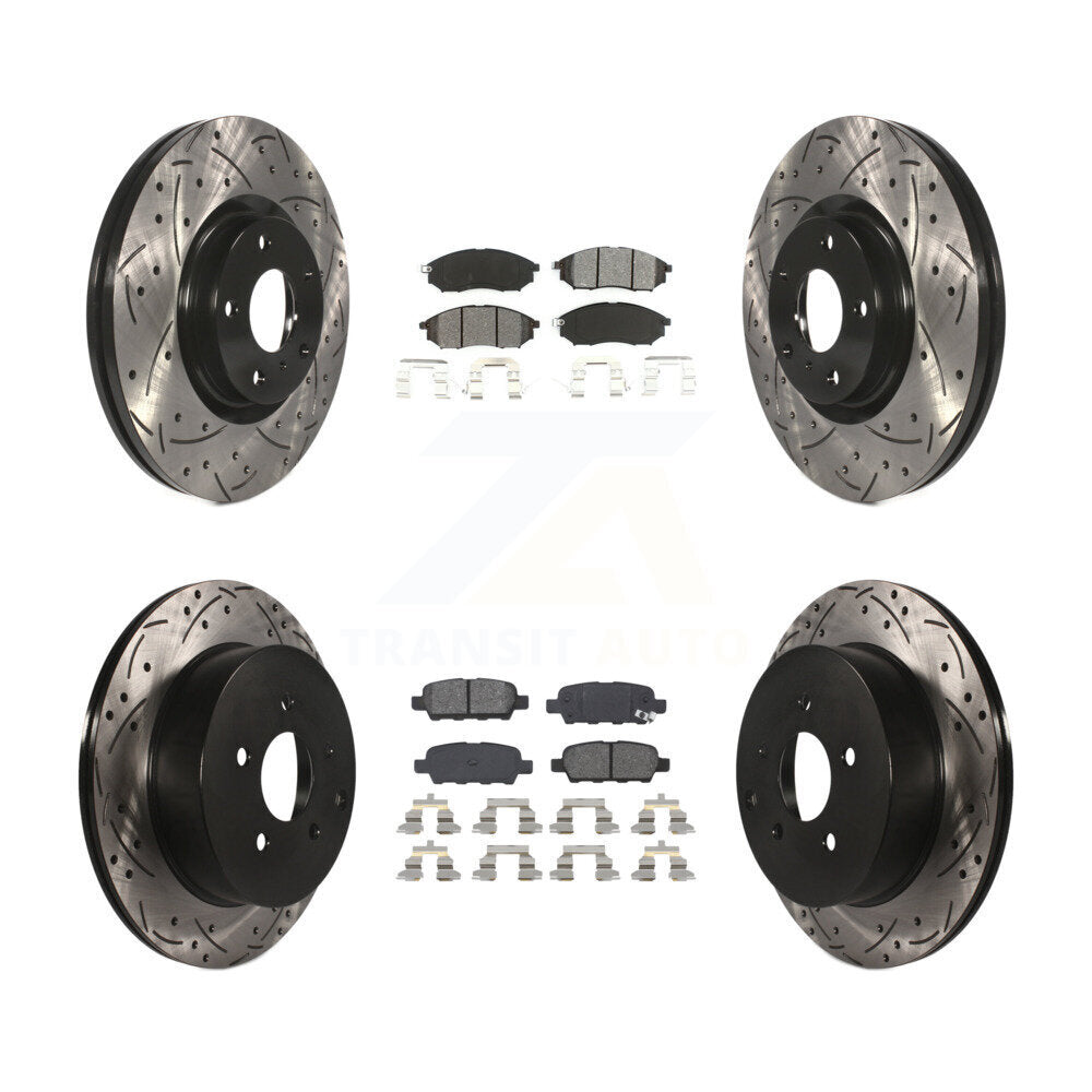 Transit Auto KDS-100255 Disc Brake Kit for 2011-2017 INFINITI QX70, Nissan Murano - Front and Rear
