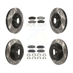Transit Auto KDS-100256 Disc Brake Kit for 2005-2015 INFINITI Q40, INFINITI QX50 and More - Front and Rear