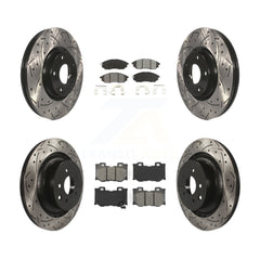 Transit Auto KDS-100257 Disc Brake Kit for 2009-2020 Nissan 370Z - Front and Rear