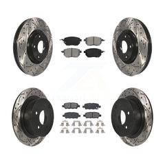 Transit Auto KDS-100258 Disc Brake Kit for 2005-2008 Nissan Altima, Nissan Maxima - Front and Rear