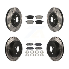 Transit Auto KDS-100259 Disc Brake Kit for 2005-2012 Nissan Murano - Front and Rear
