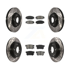 Transit Auto KDS-100260 Disc Brake Kit for 2006-2011 Acura CSX, Honda Civic - Front and Rear