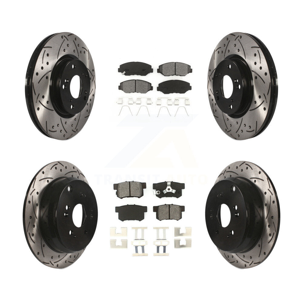 Transit Auto KDS-100261 Disc Brake Kit for 2005-2006 Honda CR-V - Front and Rear