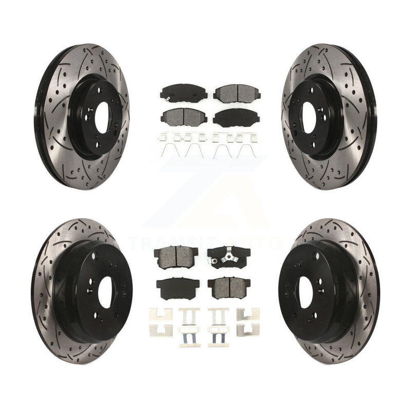 Transit Auto KDS-100261 Disc Brake Kit for 2005-2006 Honda CR-V - Front and Rear