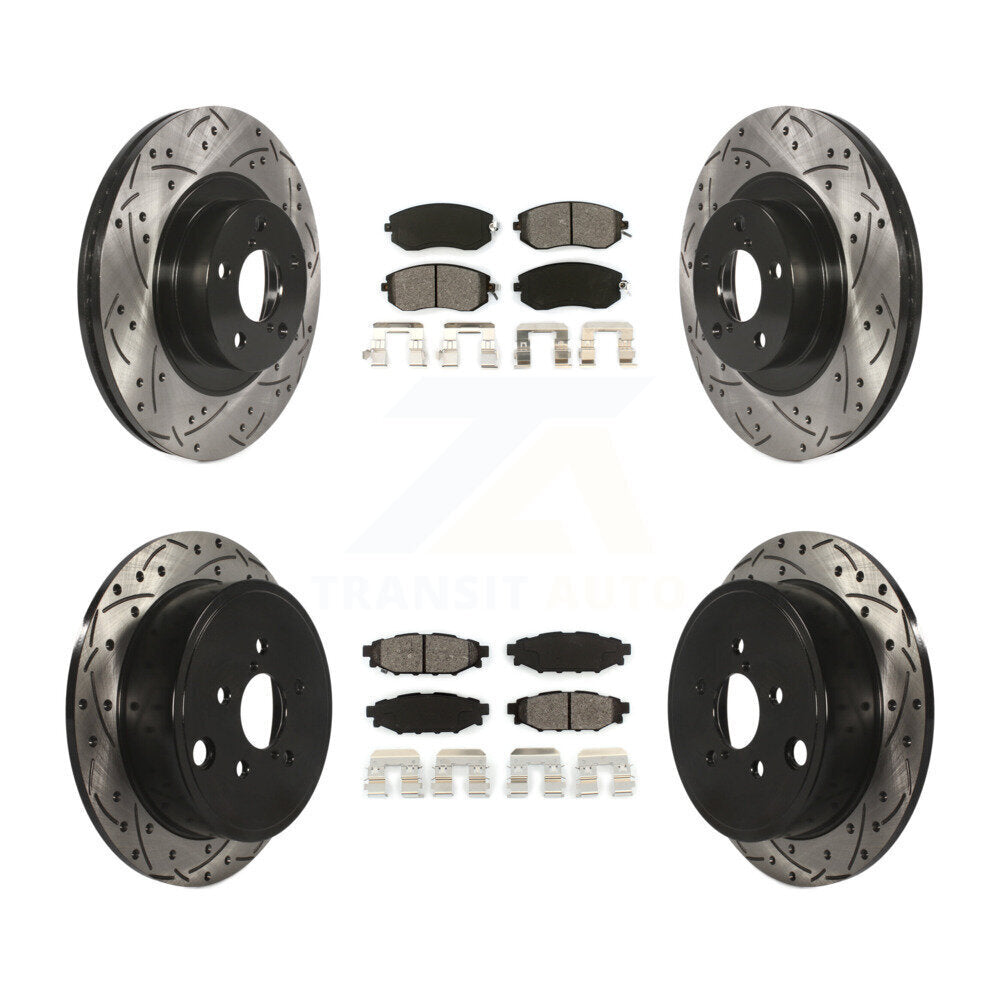 Transit Auto KDS-100265 Disc Brake Kit for 2011-2014 Subaru Impreza, Subaru Legacy and More - Front and Rear