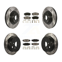 Transit Auto KDS-100266 Disc Brake Kit for 2013-2018 Subaru Crosstrek, Subaru Forester, Subaru XV Crosstrek - Front and Rear