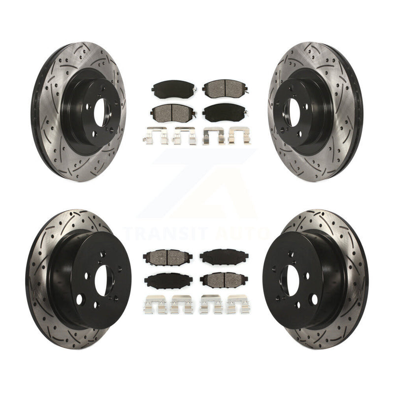 Transit Auto KDS-100266 Disc Brake Kit for 2013-2018 Subaru Crosstrek, Subaru Forester, Subaru XV Crosstrek - Front and Rear