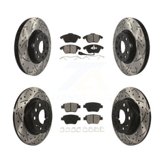 Transit Auto KDS-100271 Disc Brake Kit for 2011-2015 Volkswagen Beetle, Volkswagen GTI - Front and Rear