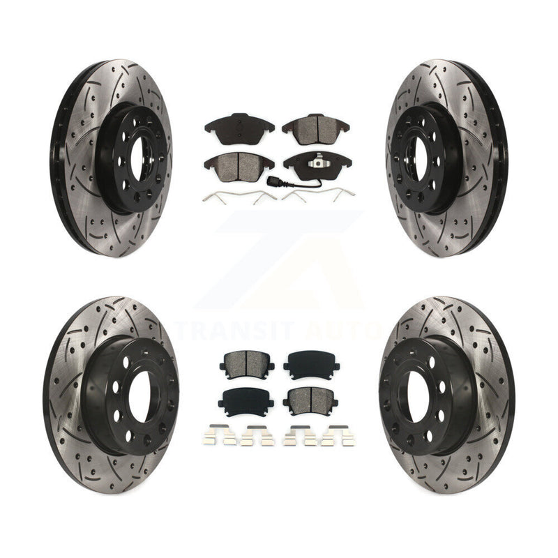 Transit Auto KDS-100276 Disc Brake Kit for 2006-2009 Volkswagen Rabbit - Front and Rear