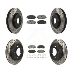 Transit Auto KDS-100280 Disc Brake Kit for 2013-2015 Hyundai Veloster - Front and Rear