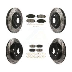Transit Auto KDS-100283 Disc Brake Kit for 2006-2018 Toyota RAV4 - Front and Rear