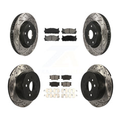 Transit Auto KDS-100284 Disc Brake Kit for 2007-2012 Toyota Avalon, Lexus ES350, Toyota Camry - Front and Rear