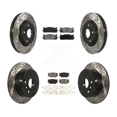 Transit Auto KDS-100285 Disc Brake Kit for 2012-2018 Lexus ES300h, Lexus ES350 and More - Front and Rear