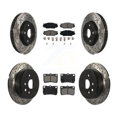 Transit Auto KDS-100287 Disc Brake Kit for 2006-2011 Lexus IS250 - Front and Rear