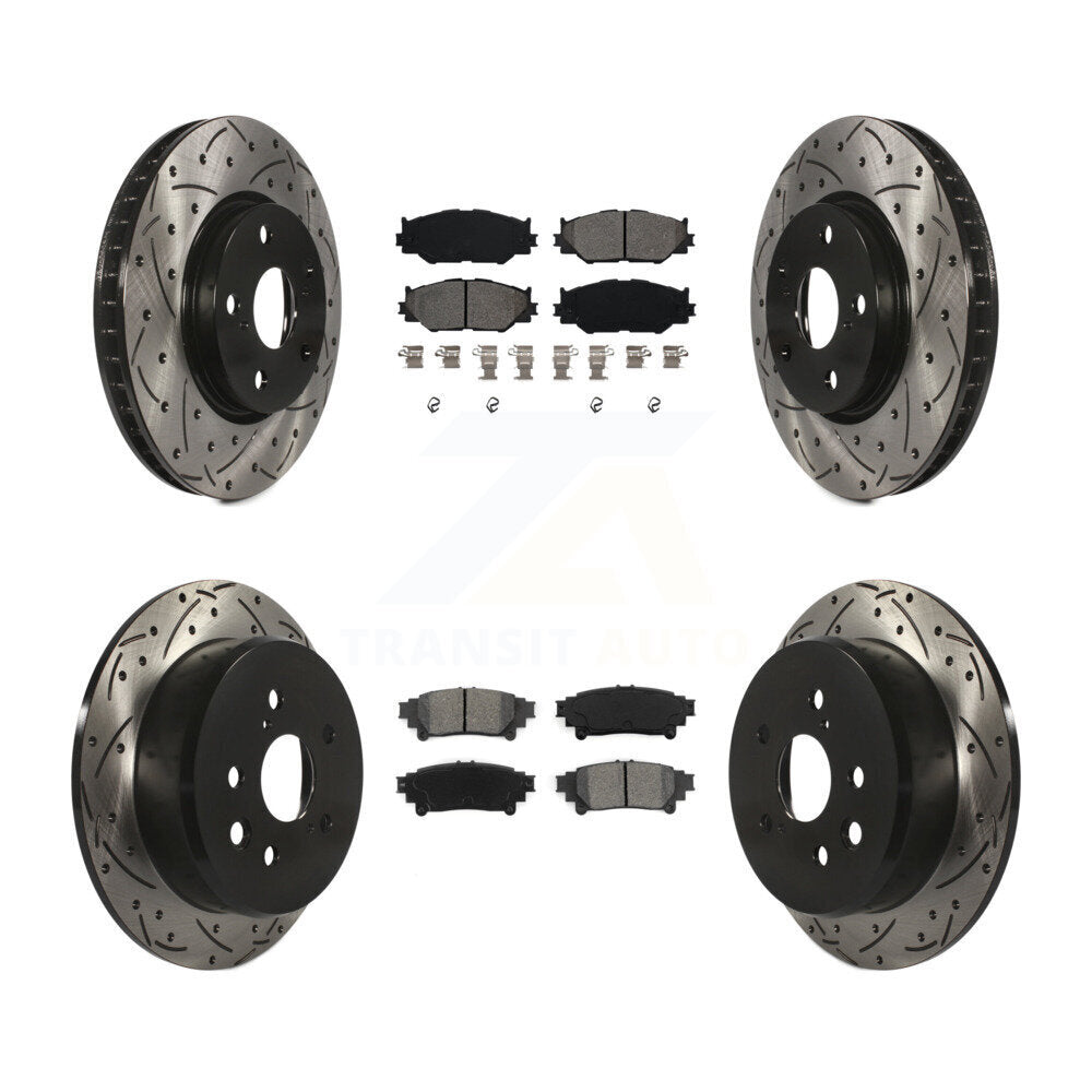 Transit Auto KDS-100288 Disc Brake Kit for 2014-2015 Lexus IS250 - Front and Rear