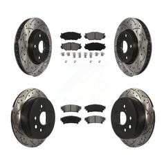 Transit Auto KDS-100288 Disc Brake Kit for 2014-2015 Lexus IS250 - Front and Rear