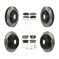 Transit Auto KDS-100289 Disc Brake Kit for 2007-2012 Acura RDX, Honda CR-V - Front and Rear