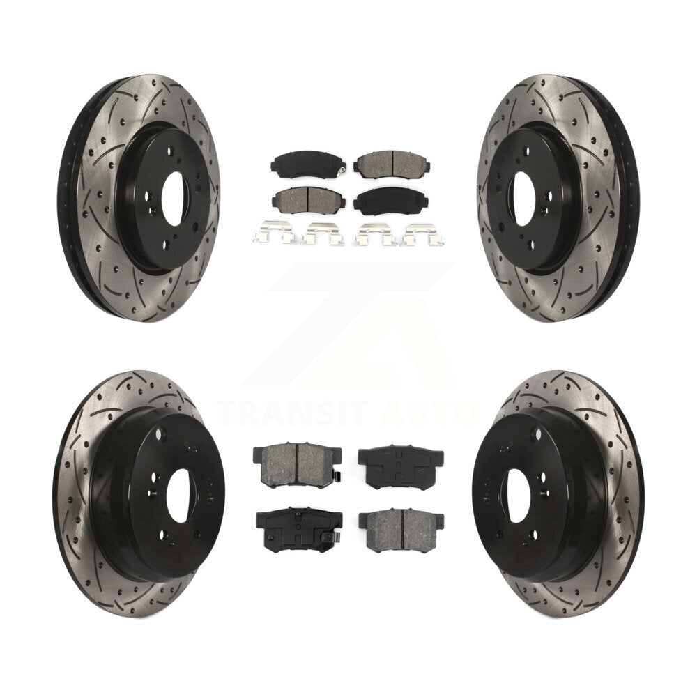 Transit Auto KDS-100290 Disc Brake Kit for 2007-2012 Acura RDX - Front and Rear