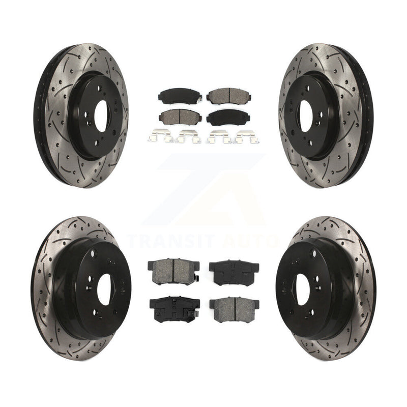 Transit Auto KDS-100290 Disc Brake Kit for 2007-2012 Acura RDX - Front and Rear