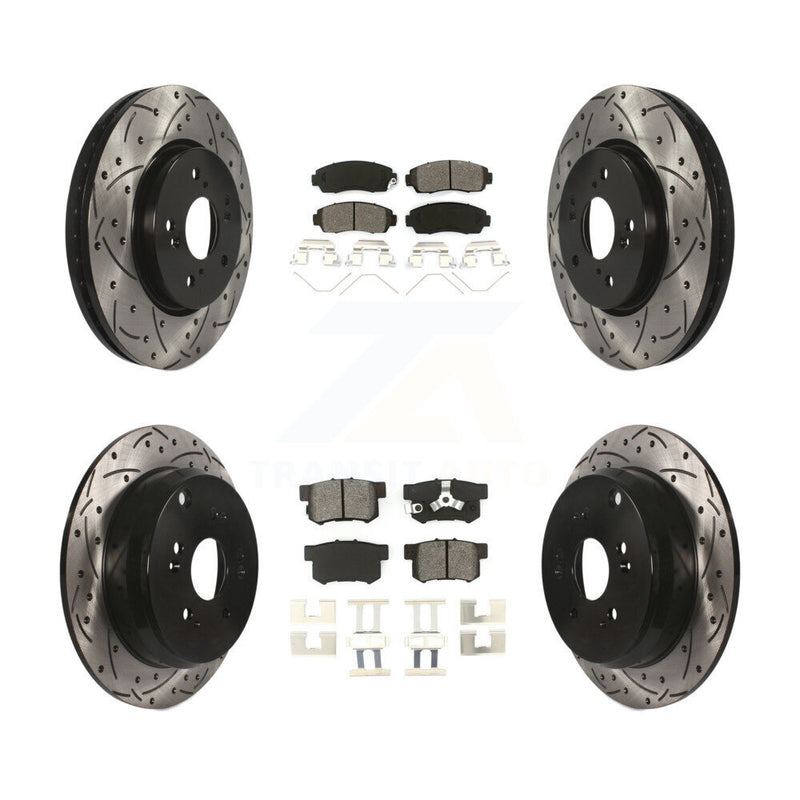 Transit Auto KDS-100291 Disc Brake Kit for 2012-2016 Honda CR-V - Front and Rear
