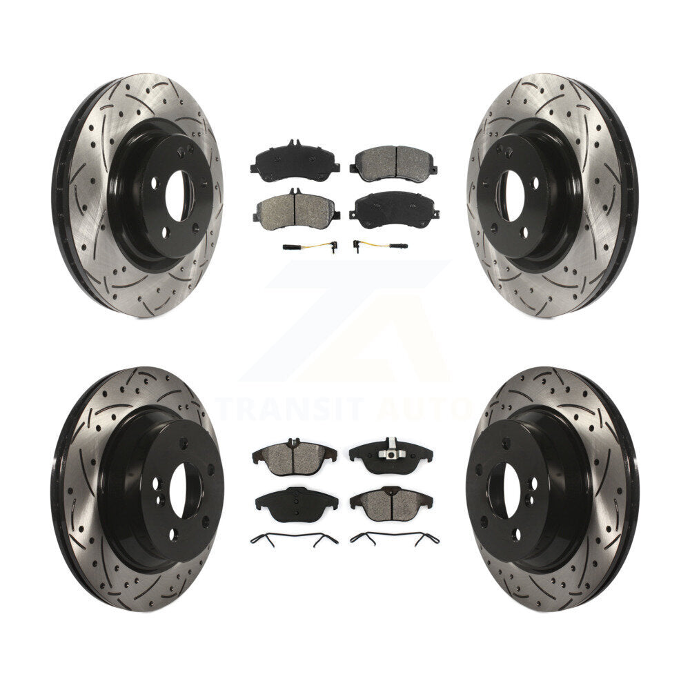 Transit Auto KDS-100292 Disc Brake Kit for 2010-2015 Mercedes-Benz GLK250, Mercedes-Benz GLK350 - Front and Rear