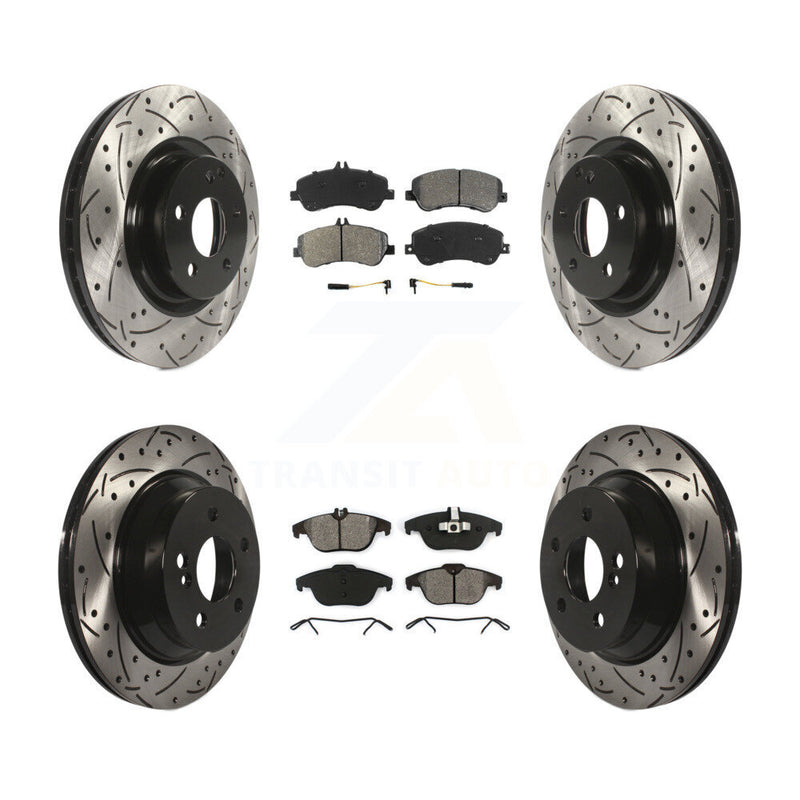 Transit Auto KDS-100292 Disc Brake Kit for 2010-2015 Mercedes-Benz GLK250, Mercedes-Benz GLK350 - Front and Rear