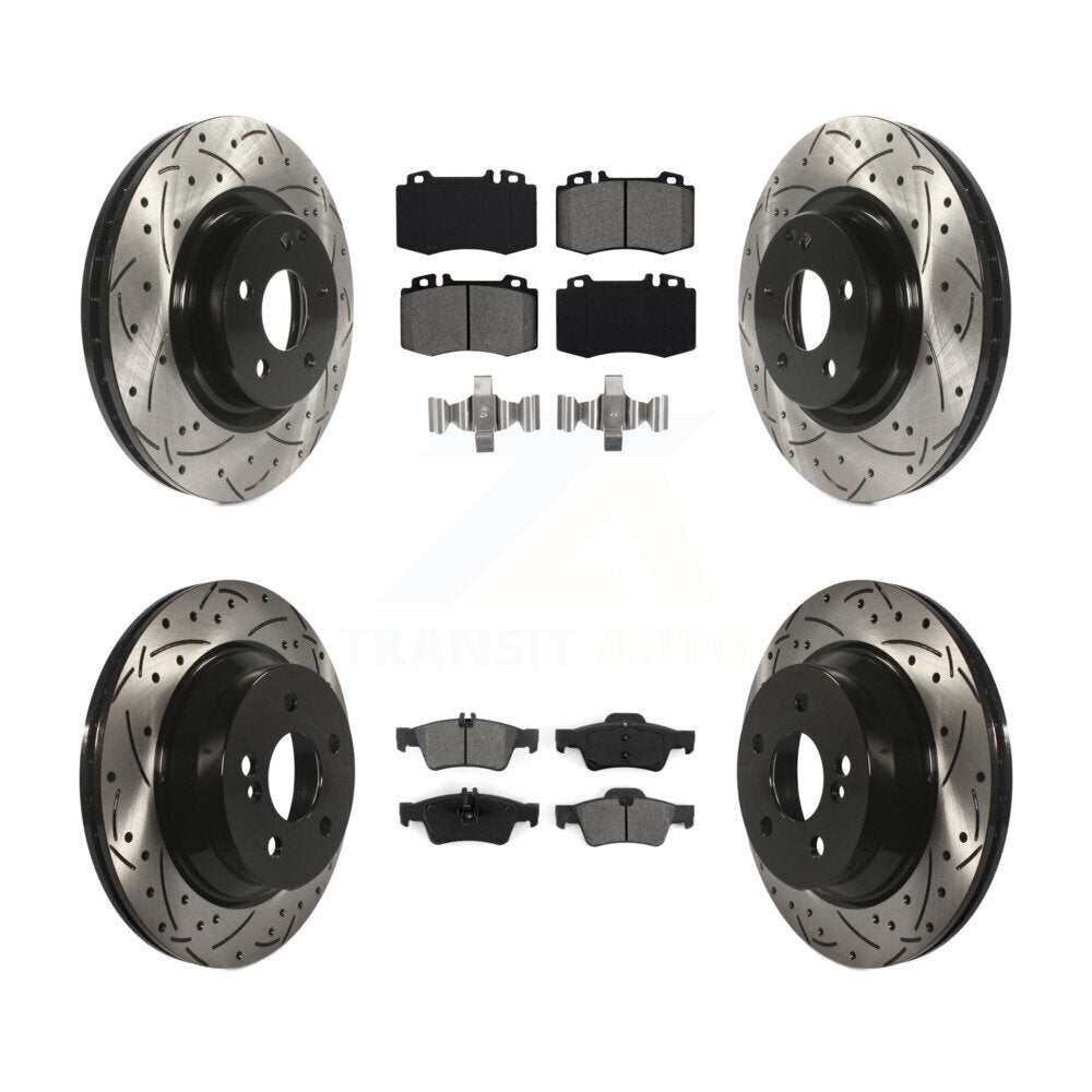 Transit Auto KDS-100293 Disc Brake Kit for 2006-2011 Mercedes-Benz CLS550, Mercedes-Benz E550, Mercedes-Benz CLS500 - Front and Rear