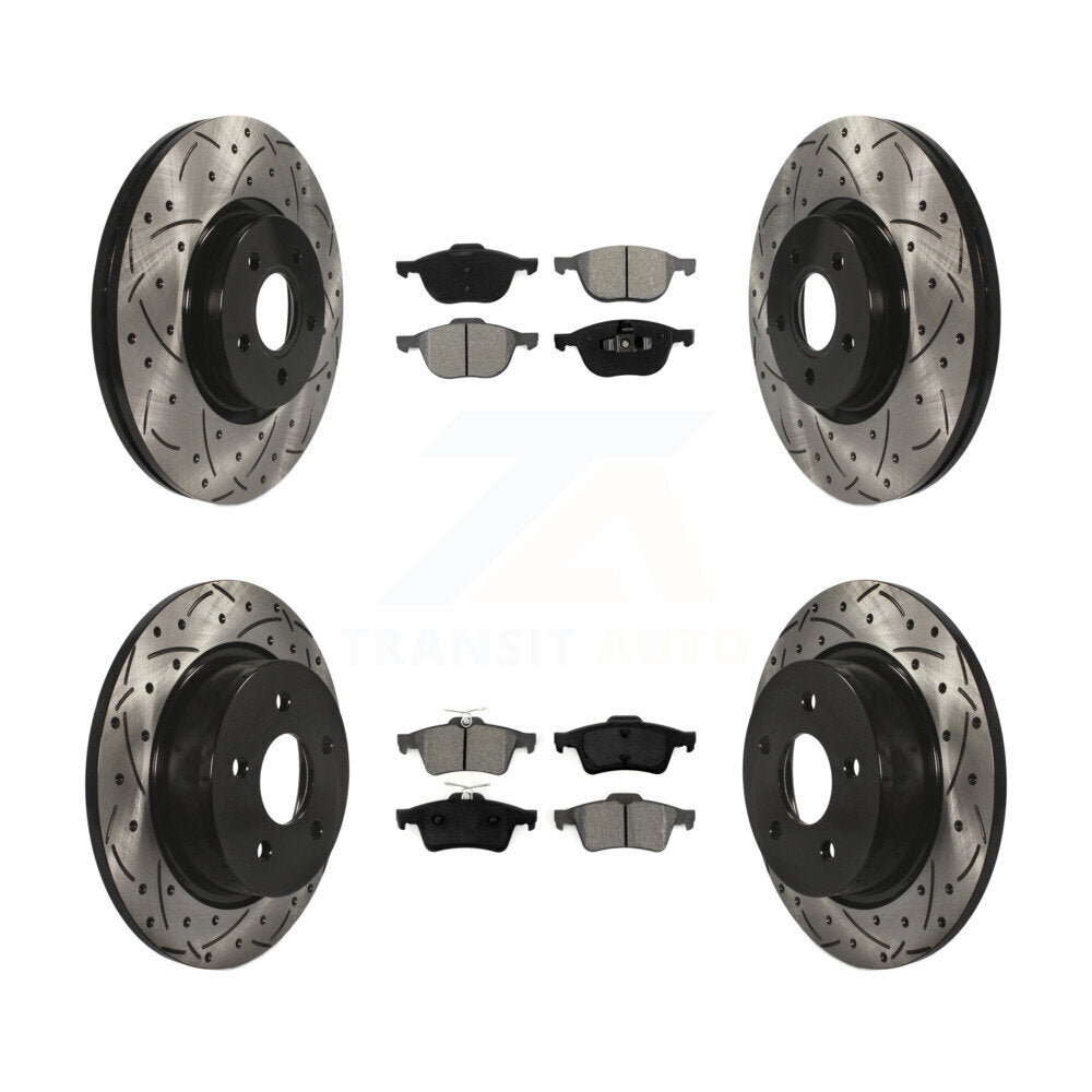 Transit Auto KDS-100294 Disc Brake Kit for 2014 Ford Transit Connect - Front and Rear