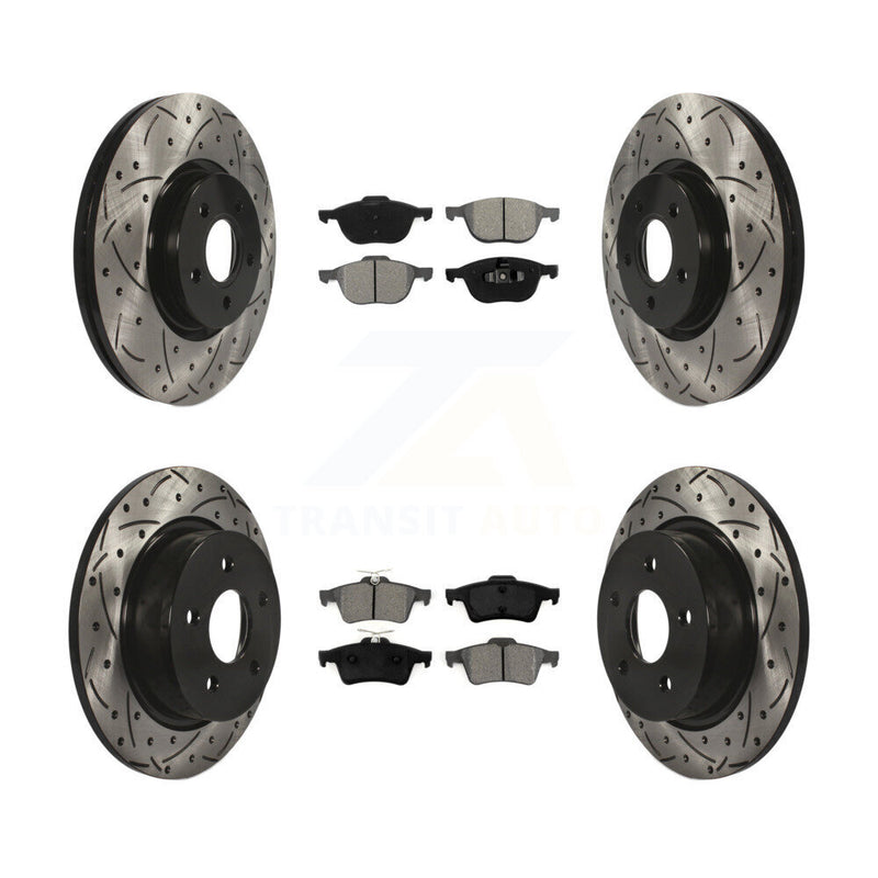 Transit Auto KDS-100294 Disc Brake Kit for 2014 Ford Transit Connect - Front and Rear