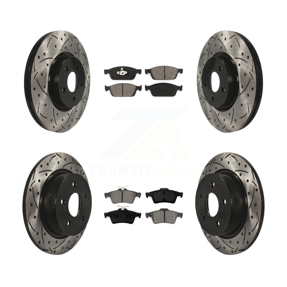 Transit Auto KDS-100295 Disc Brake Kit for 2013-2018 Ford Transit Connect, Ford Escape - Front and Rear