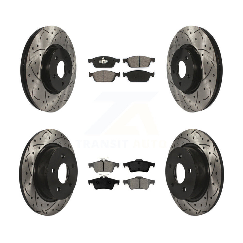 Transit Auto KDS-100295 Disc Brake Kit for 2013-2018 Ford Transit Connect, Ford Escape - Front and Rear