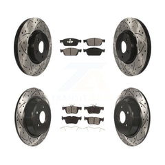 Transit Auto KDS-100296 Disc Brake Kit for 2017-2019 Lincoln MKC, Ford Escape - Front and Rear