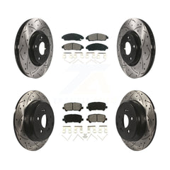 Transit Auto KDS-100297 Disc Brake Kit for 2007-2015 Acura ZDX, Honda Pilot, Acura MDX - Front and Rear