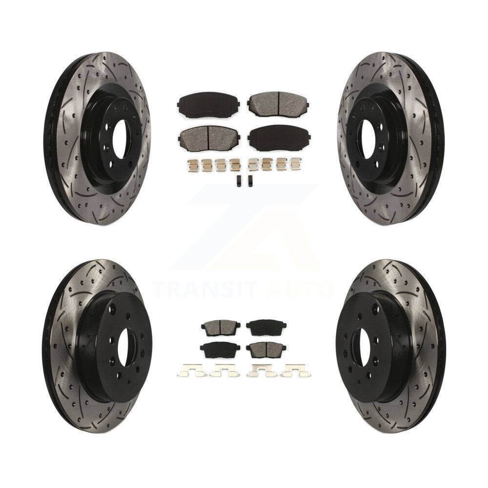 Transit Auto KDS-100298 Disc Brake Kit for 2007-2015 Mazda CX-9 - Front and Rear