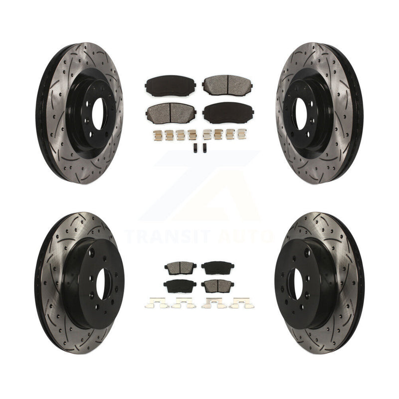 Transit Auto KDS-100298 Disc Brake Kit for 2007-2015 Mazda CX-9 - Front and Rear