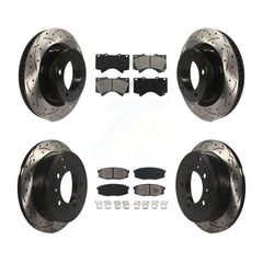 Transit Auto KDS-100299 Disc Brake Kit for 2007-2022 Toyota Land Cruiser, Lexus LX570 and More - Front and Rear