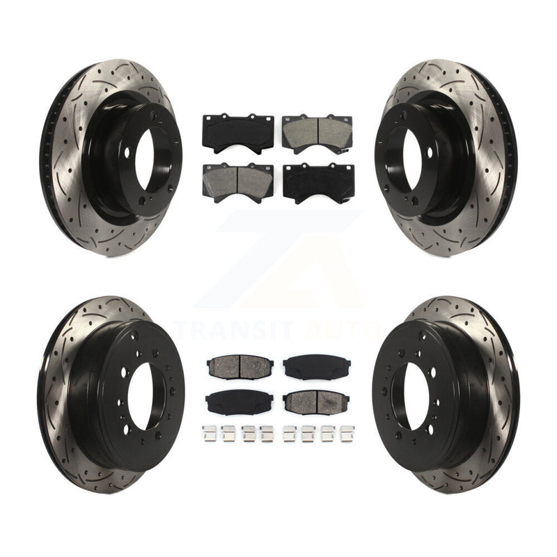 Transit Auto KDS-100299 Disc Brake Kit for 2007-2022 Toyota Land Cruiser, Lexus LX570 and More - Front and Rear