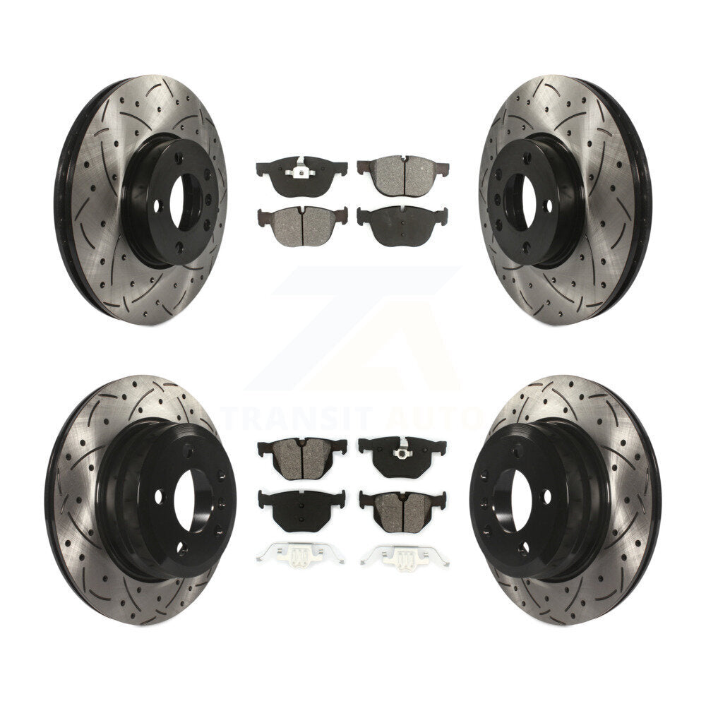 Transit Auto KDS-100300 Disc Brake Kit for 2007-2019 BMW X5, BMW X6 - Front and Rear