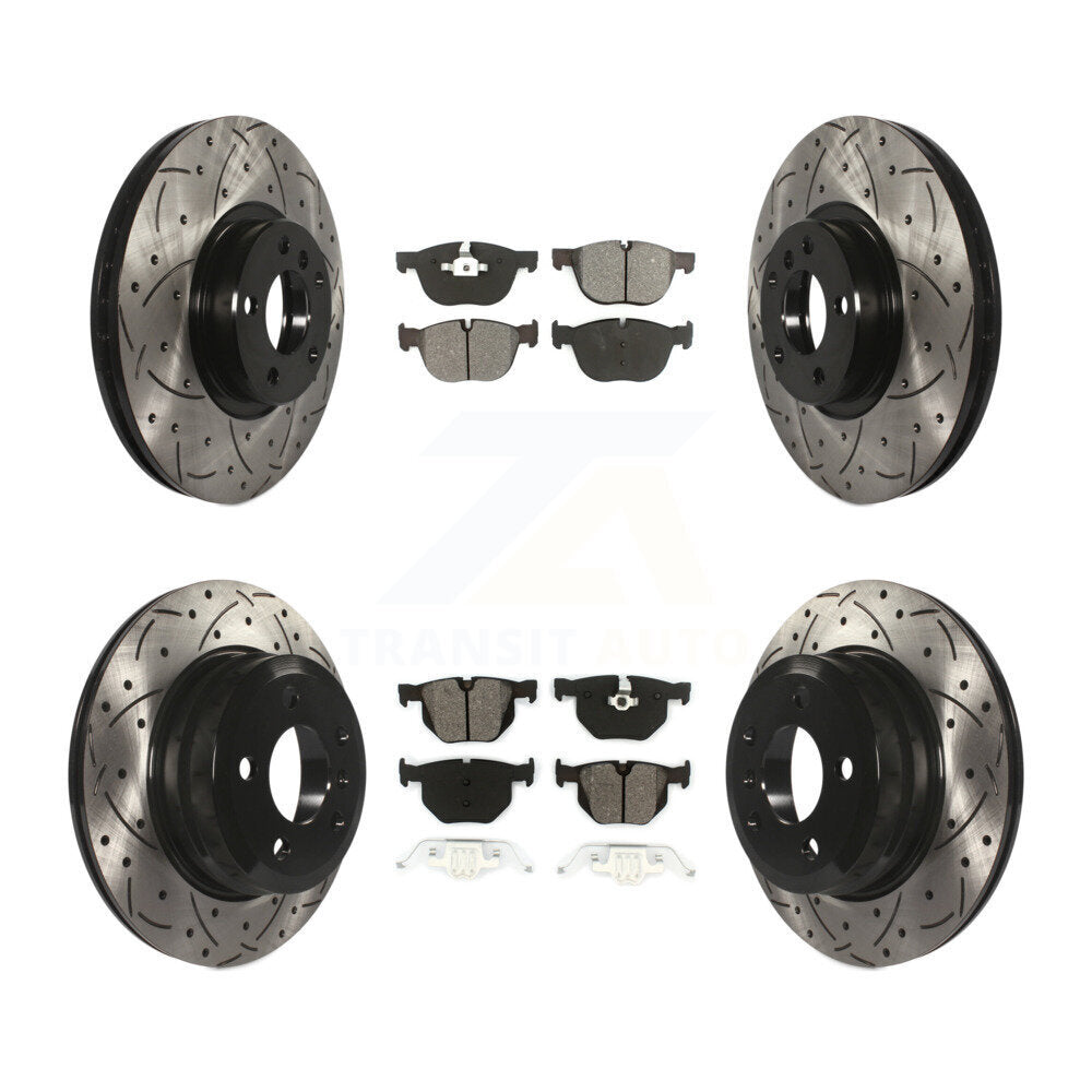 Transit Auto KDS-100301 Disc Brake Kit for 2009-2018 BMW X5, BMW X6 - Front and Rear