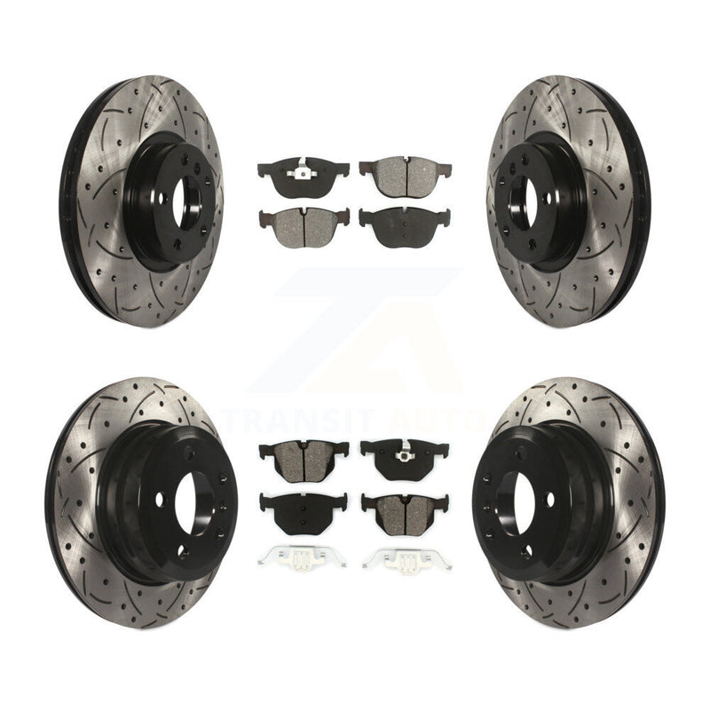 Transit Auto KDS-100301 Disc Brake Kit for 2009-2018 BMW X5, BMW X6 - Front and Rear