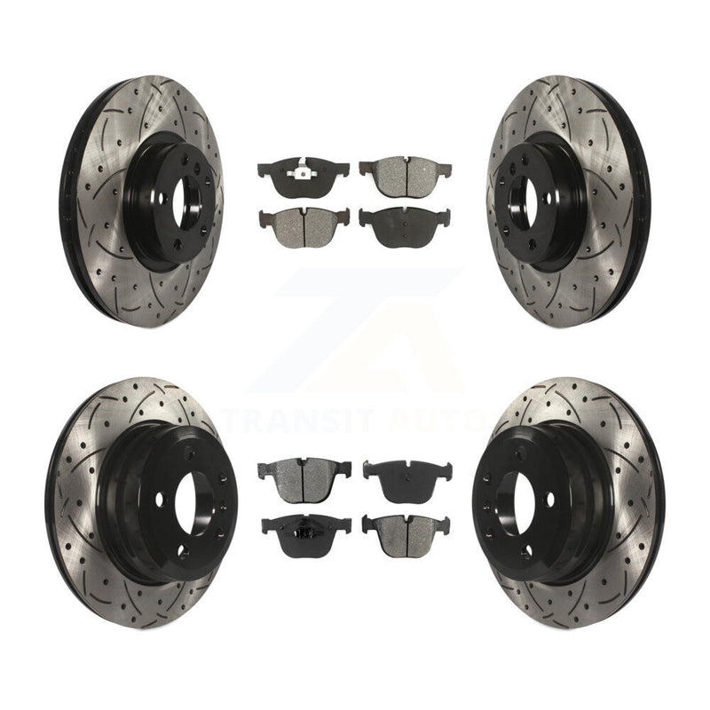 Transit Auto KDS-100302 Disc Brake Kit for 2009 BMW X6 - Front and Rear